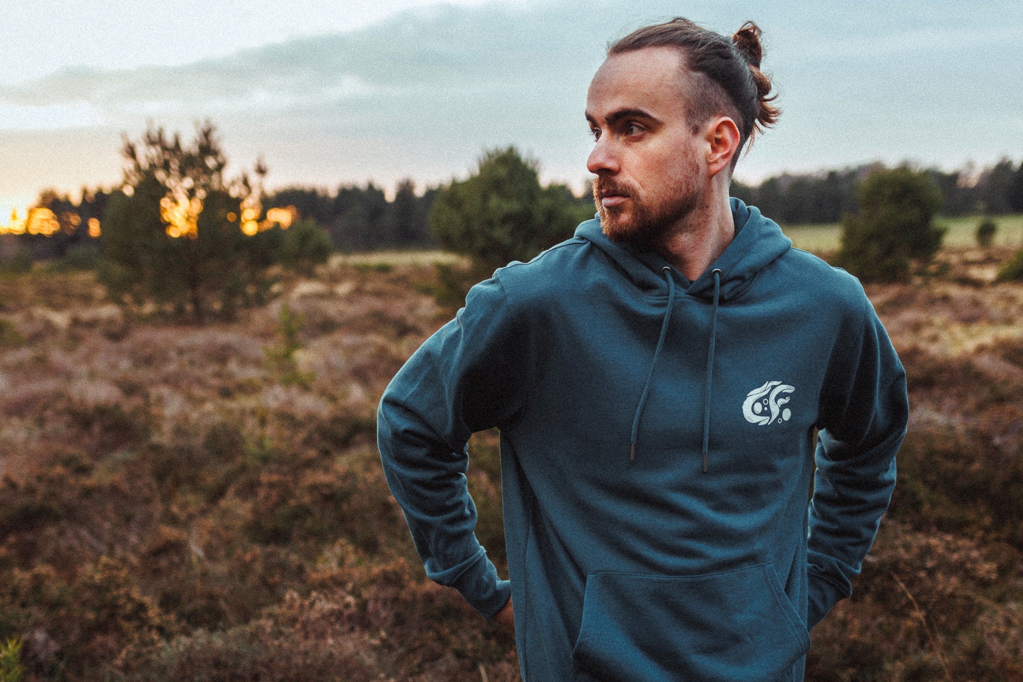 Hoodie Fox Cobalt