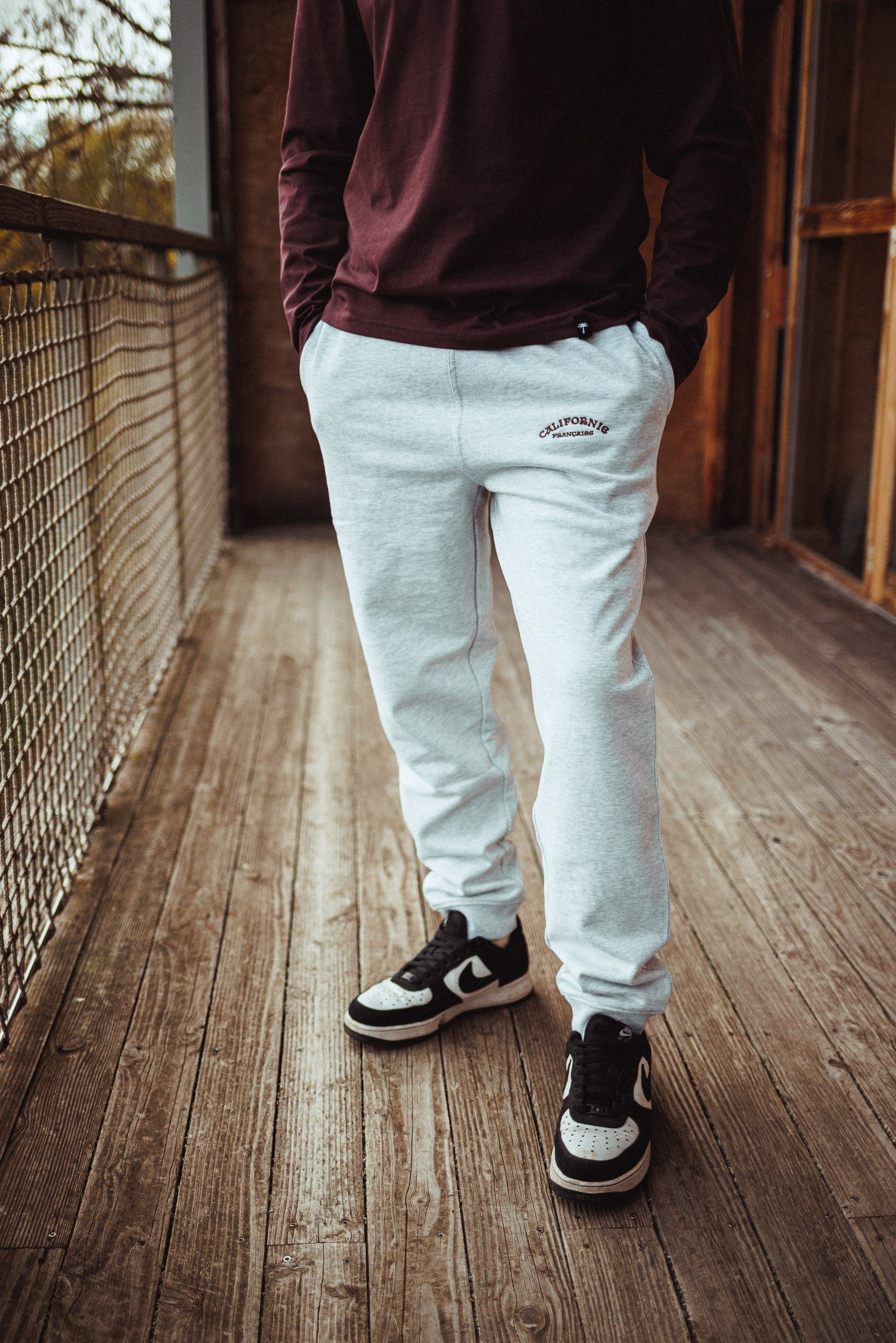 Jogging Pants UFO Logo Cool Grey