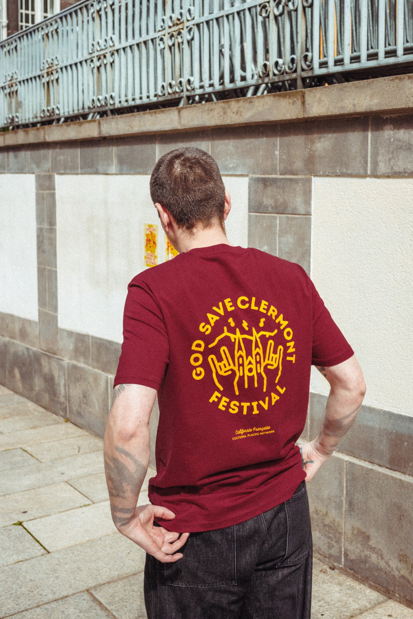 T-shirt CPN God Save Clermont 26 (Burgundy)
