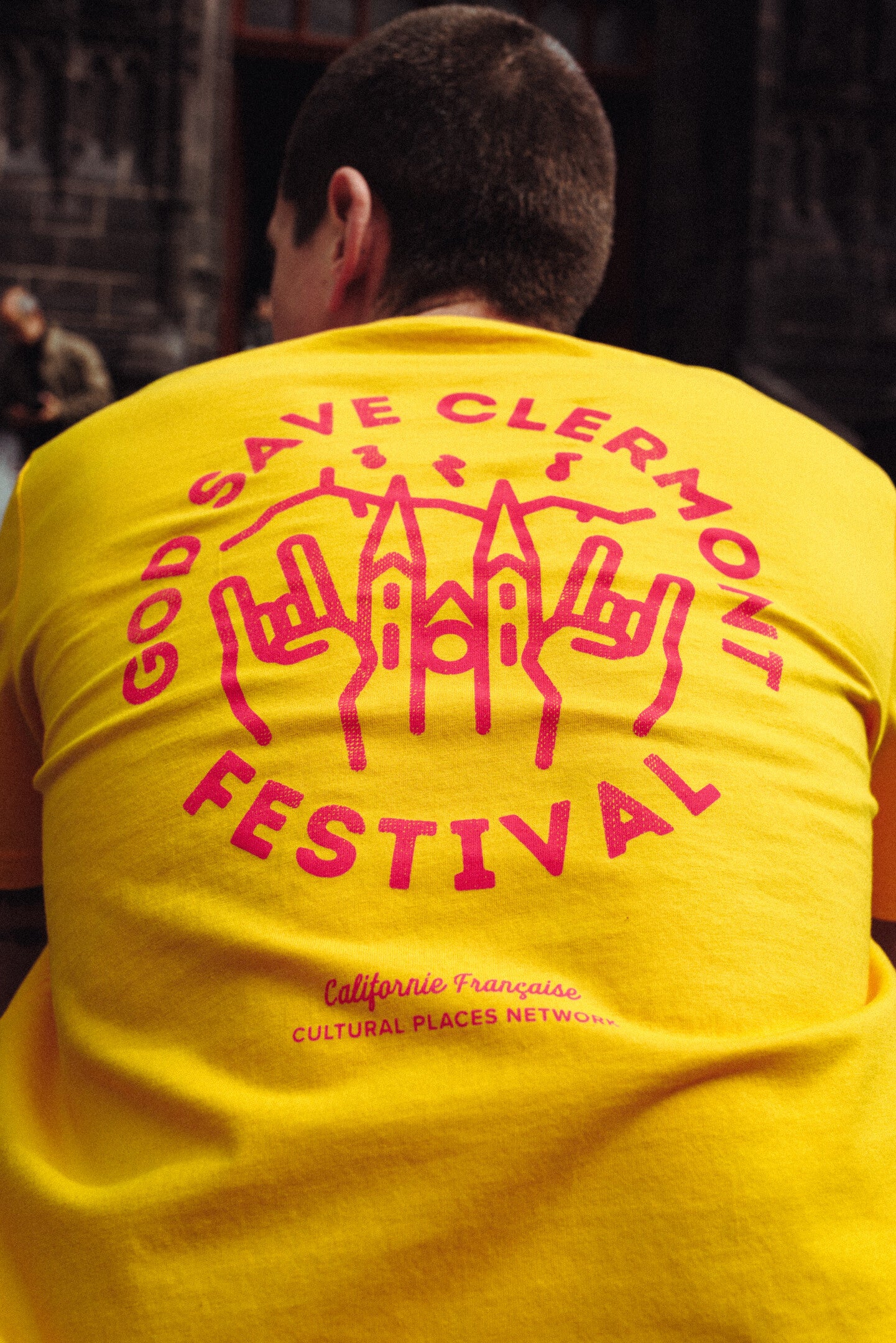 T-shirt CPN God Save Clermont 26 (Yellow)