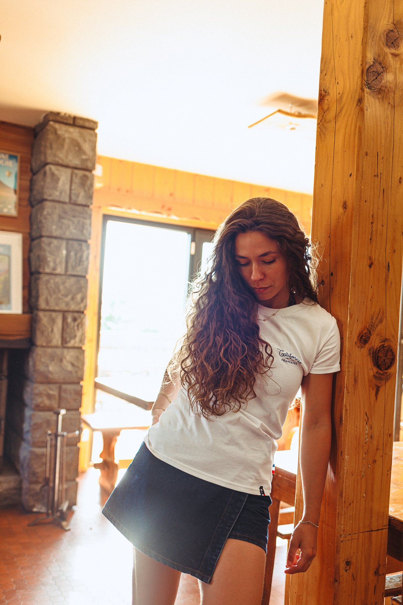 Women T-shirt 🇫🇷 Frenchy White