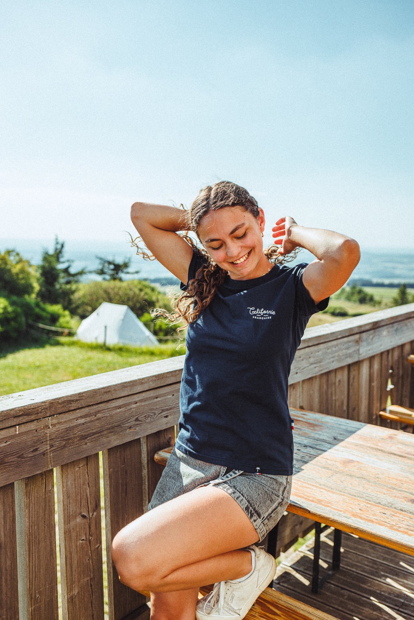 Women T-shirt 🇫🇷 Frenchy Navy