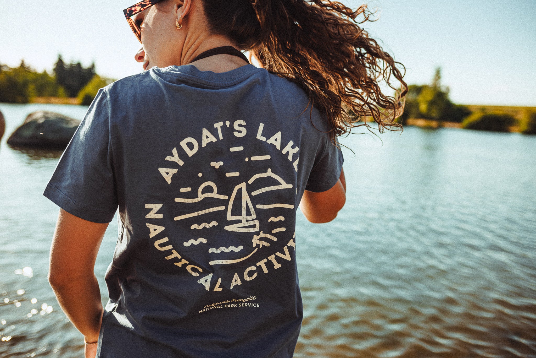 Women T-shirt NPS Lac d'Aydat
