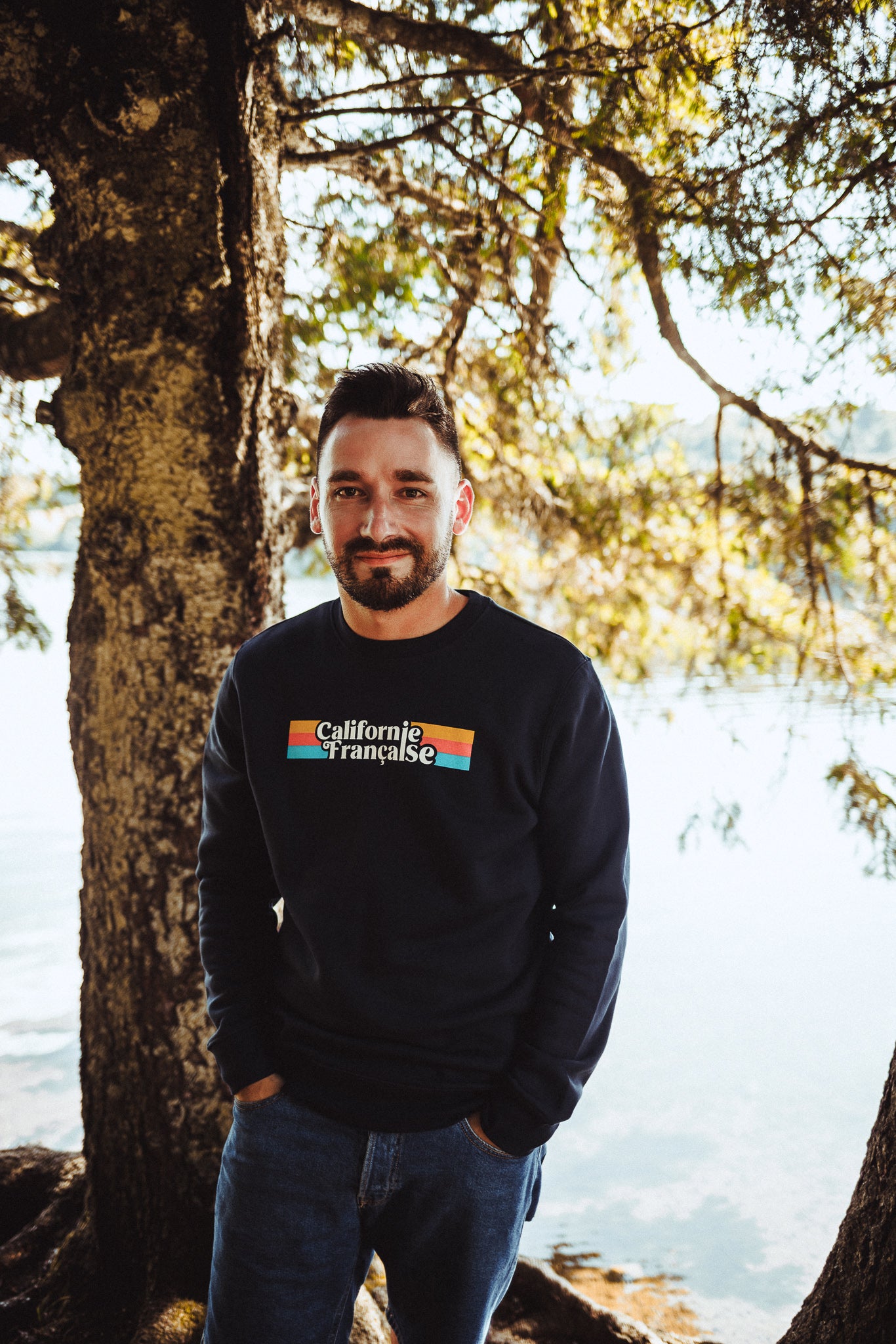 Crewneck Rainbow Navy