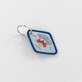 Palm Sign Key Ring Blue