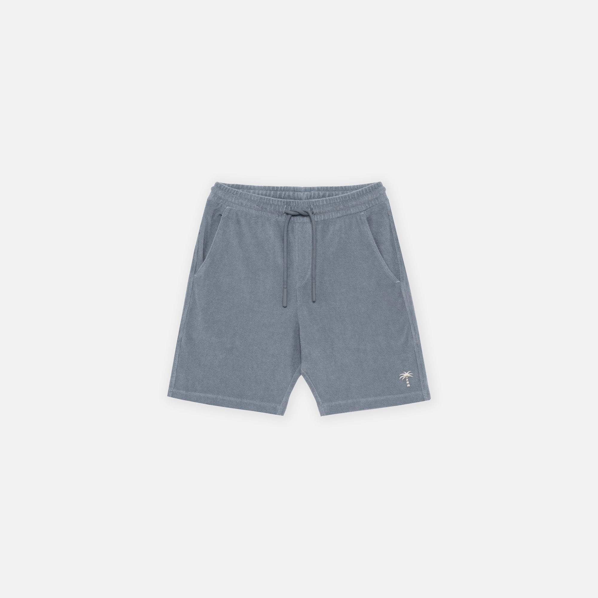 Kids Towel Shorts Gray