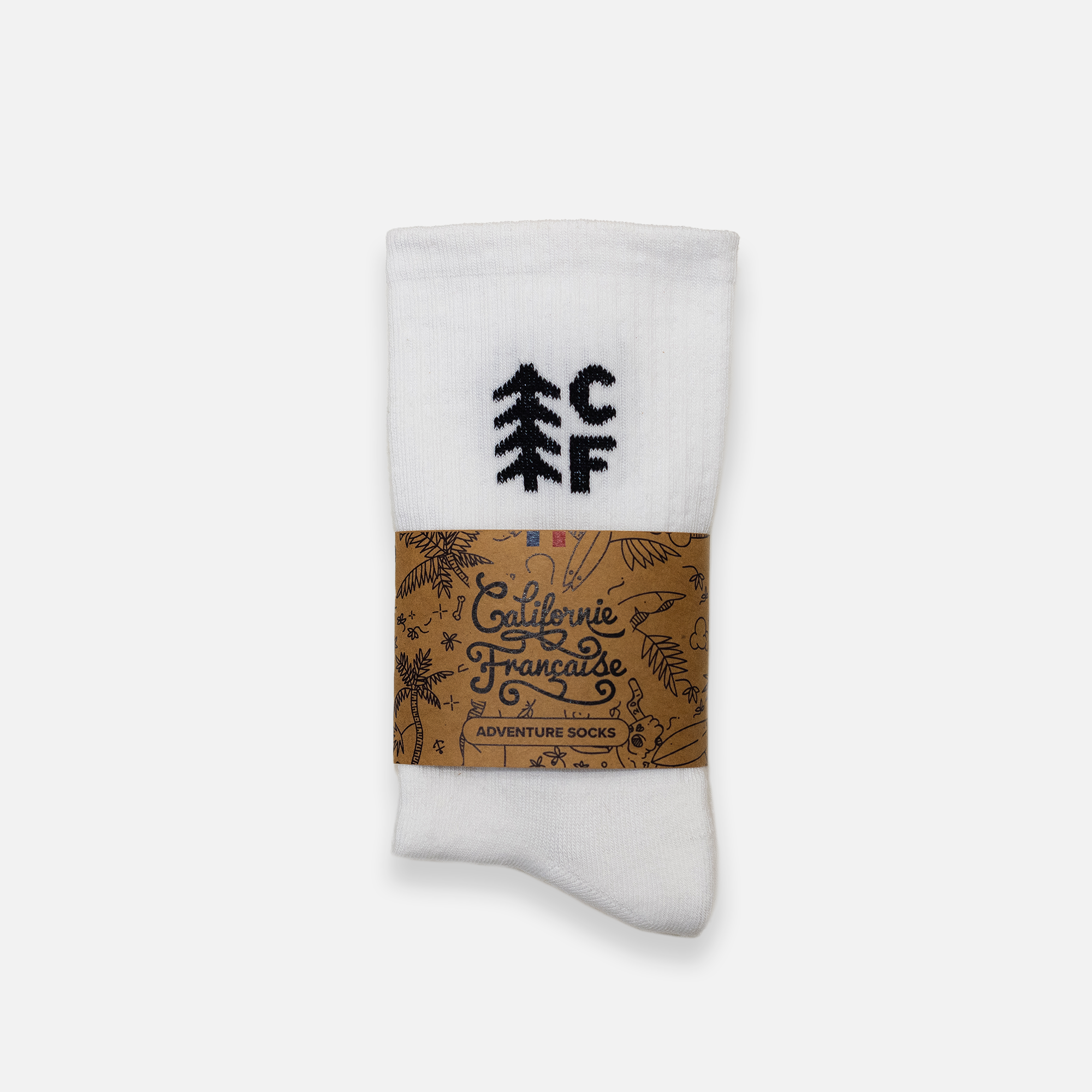 Adventure Socks 🇫🇷 Frenchy White
