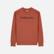 Crewneck Vintage Logo Rusty Brown