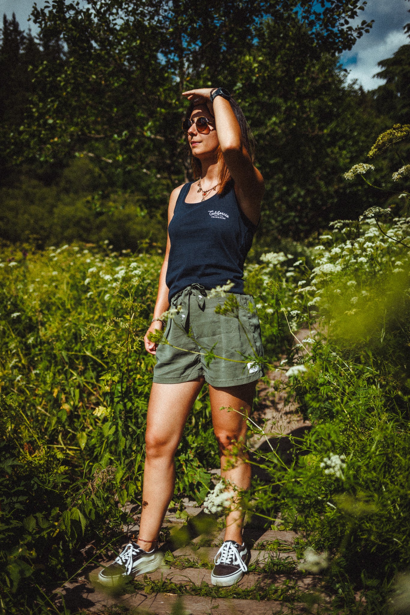 Women Tank Top Ripple Navy