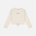 Women Crewneck Crop UFO logo