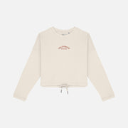 Women Crewneck Crop UFO logo