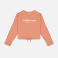 Women Crewneck Crop Vintage Logo