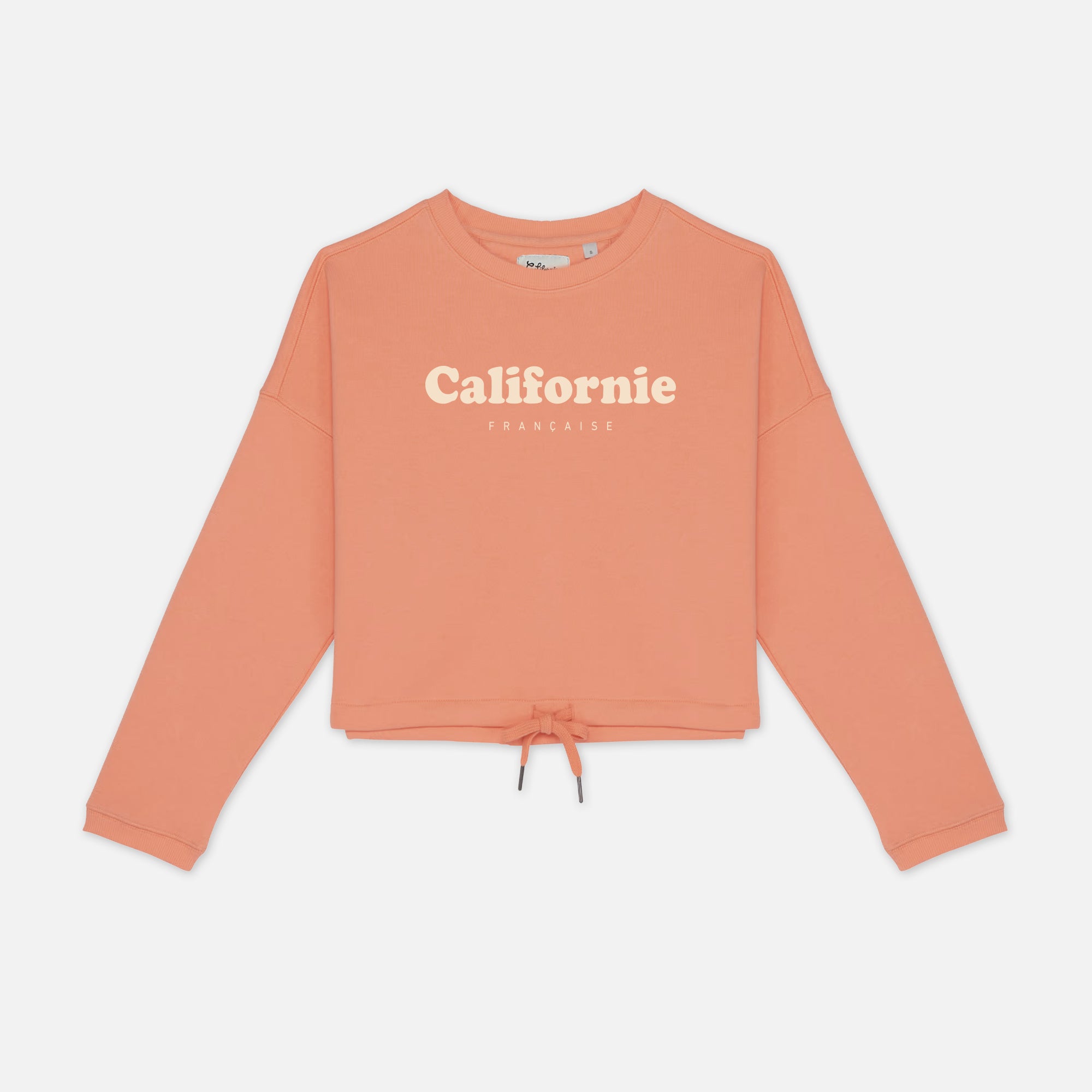 Women Crewneck Crop Vintage Logo