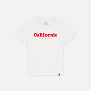 Women T-shirt Vintage Logo White