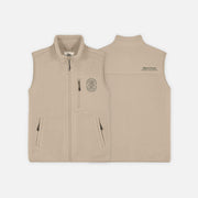 Zipped Fluffy Warmer Sand