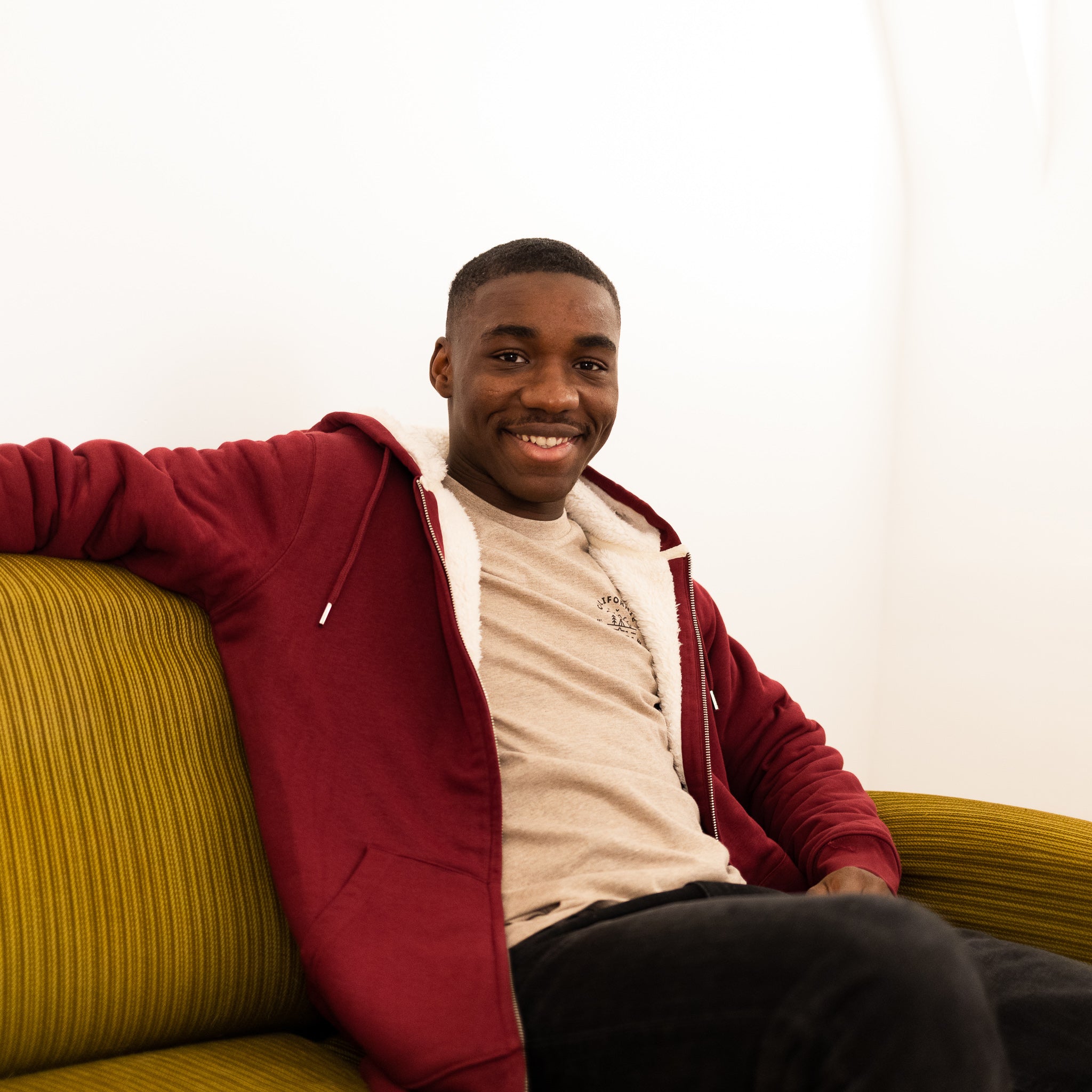 Hoodie Sherpa Burgundy