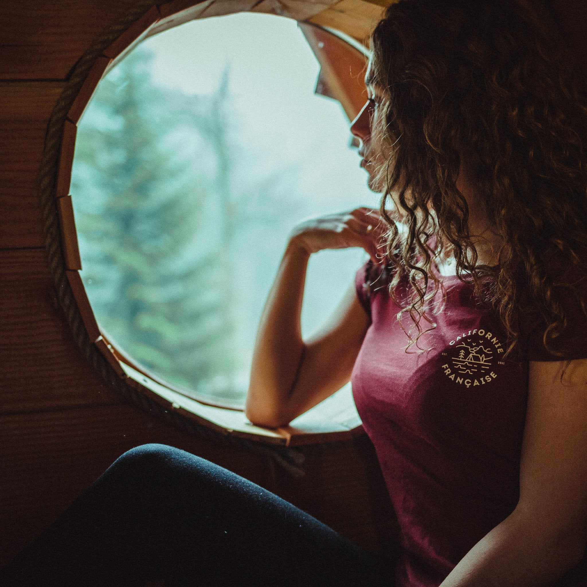Women T-shirt NPS Burgundy