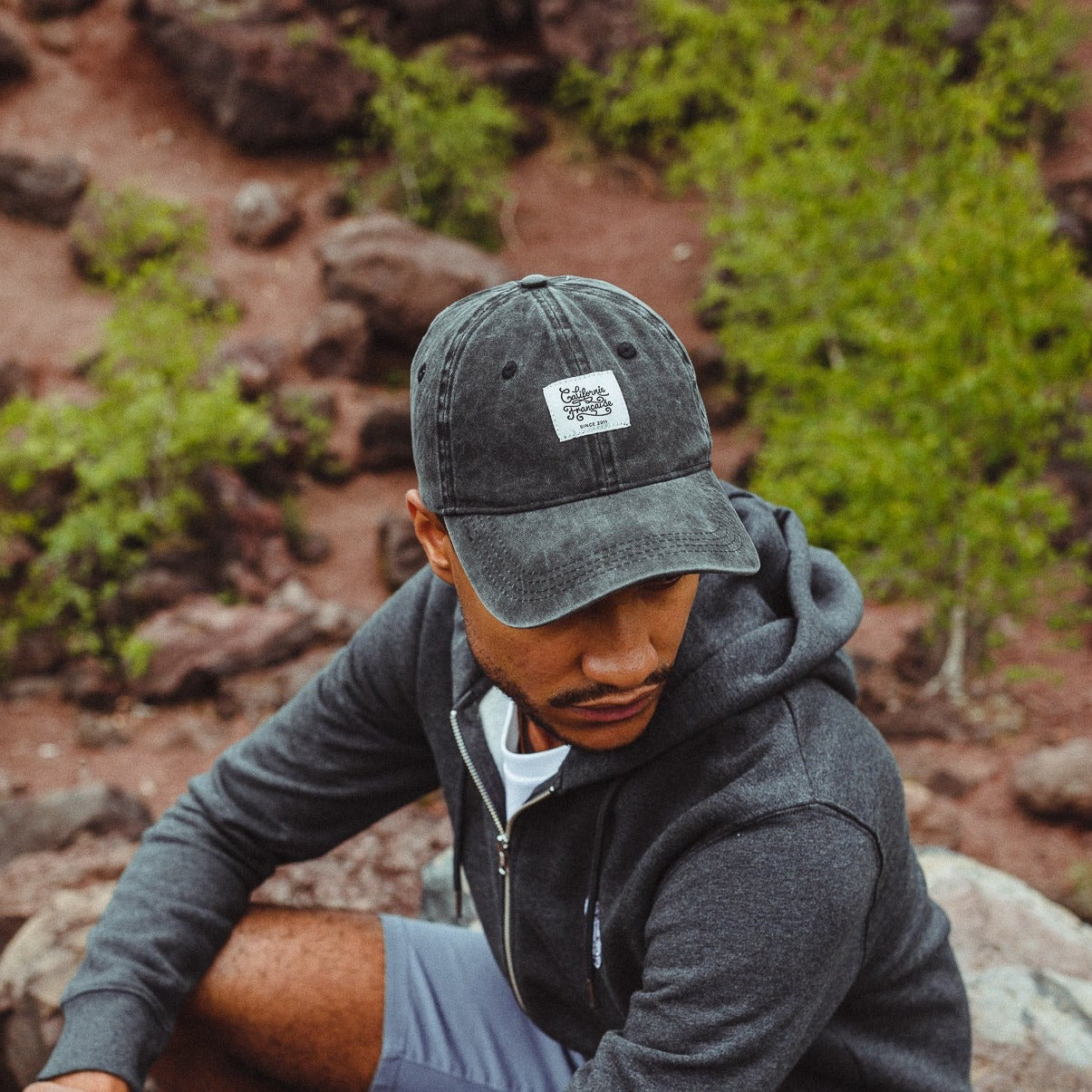 Cap Washed Black