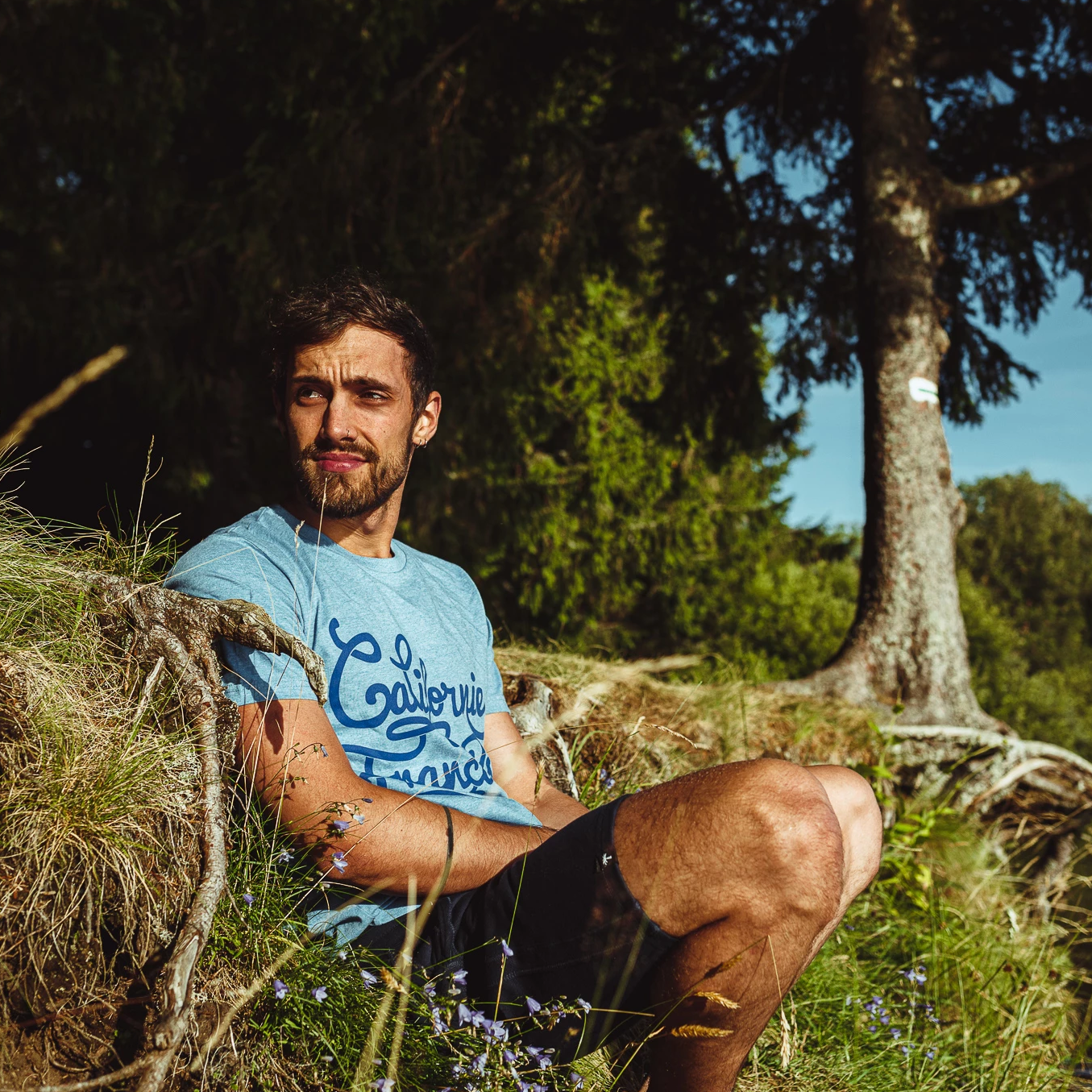 T-shirt Original Vintage Blue