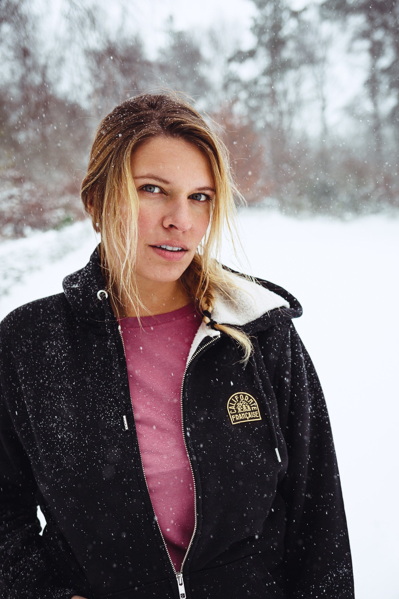 Hoodie Sherpa Black
