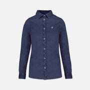 Women Washed Navy Palmito Shirt
