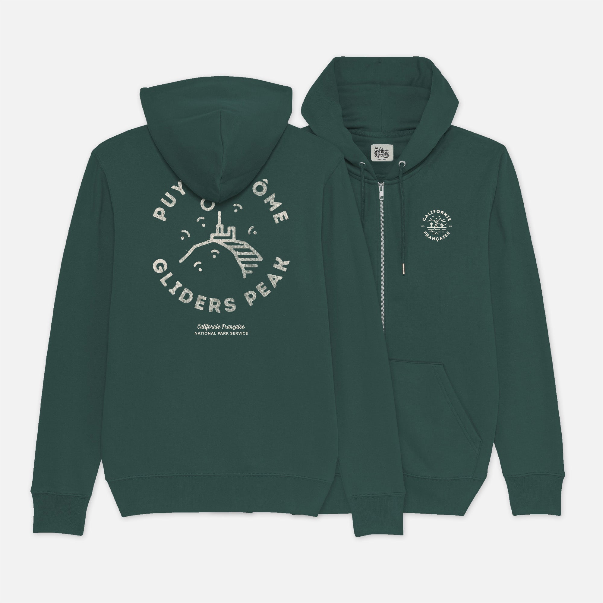 Zipped Hoodie NPS Puy de Dôme
